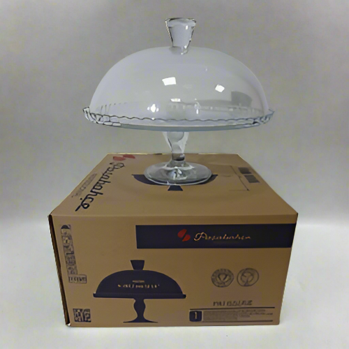 Patisserie Footed Service Plate With Dome (1pc). @HOG - Home Office Garden Online Marketplace