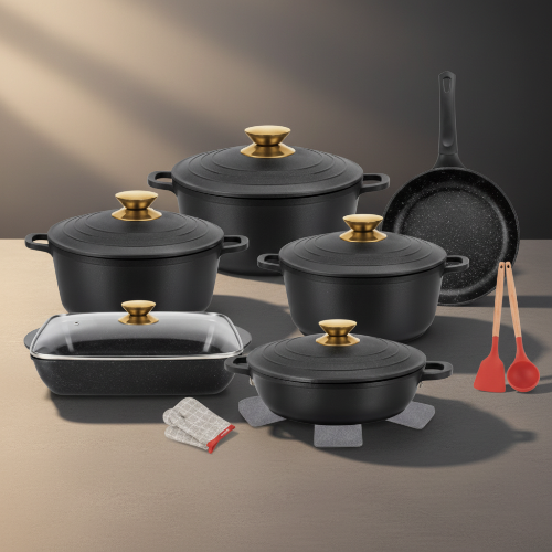 Phisma 18-Piece Granite Cookware Set @HOG - Home, Office, Garden, Online Marketplace