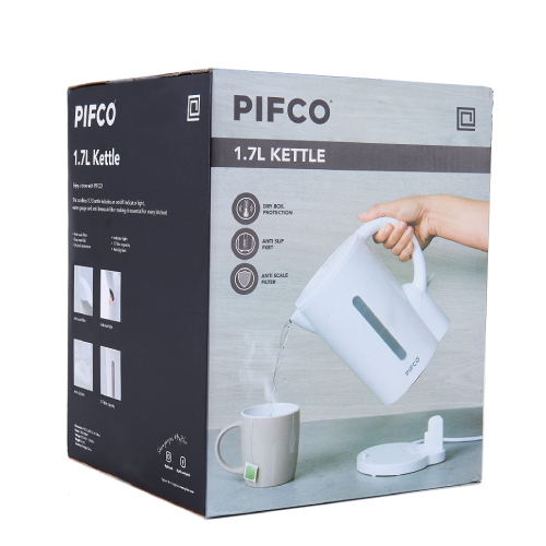 Pifco White 1.7L Kettle @HOG - Home Office Garden Online Marketplace