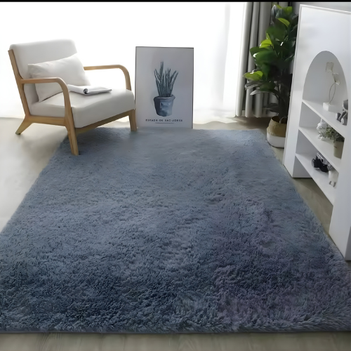 Plush Gray Area Rug @HOG - Home, Office, Garden, Online Marketplace