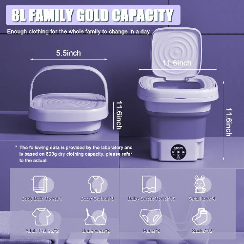 Portable Mini Washing Machine. Home Office Garden | HOG-HomeOfficeGarden | online marketplace