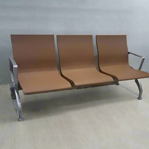 Premium 3-Seater Metal Waiting Chair. Home Office Garden | HOG-HomeOfficeGarden | online marketplace