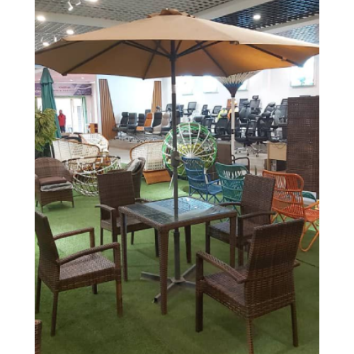 Premium Parasol Set 2.5 Diameter Marble Base