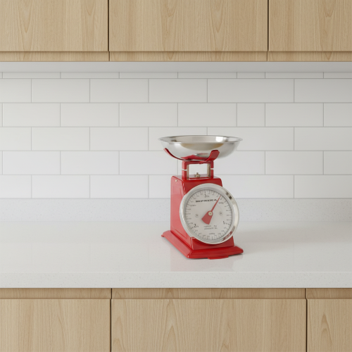 Prima Stainless Steel Kitchen Scale - Red @HOG - Home, Office, Garden, Online Marketplace