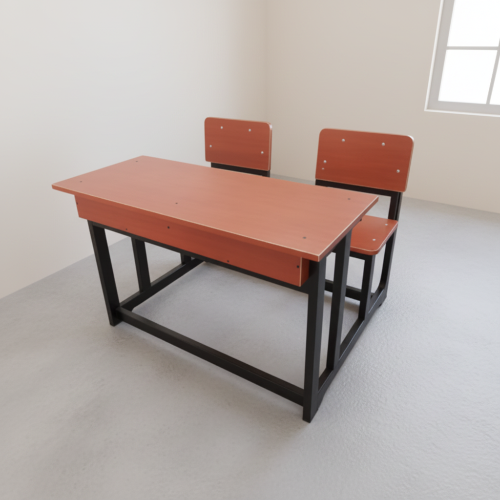 Primary School Double Seater Desk and Bench Set @HOG - Home, Office, Garden, Online Marketplace