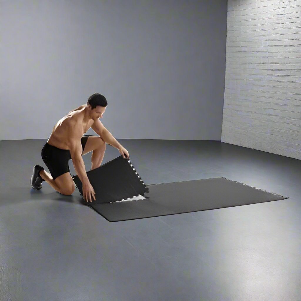 Proform 6-piece Interlocking Foam Puzzle Mat For Treadmills, Ellipticals, Exercise Bikes @ Hog