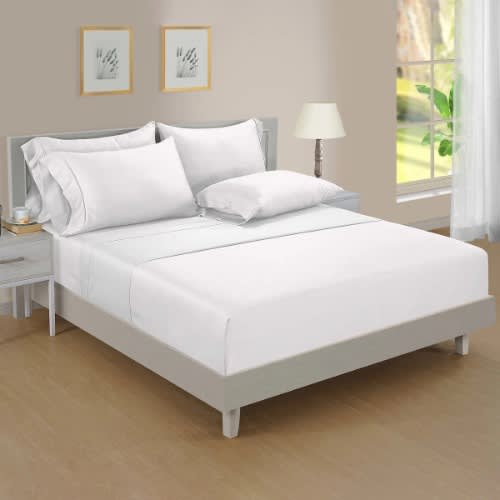 Pure Earth Organic 300 Thread Count 6pc Queen Sheet Set. Home Office Garden | HOG-HomeOfficeGarden | online marketplace