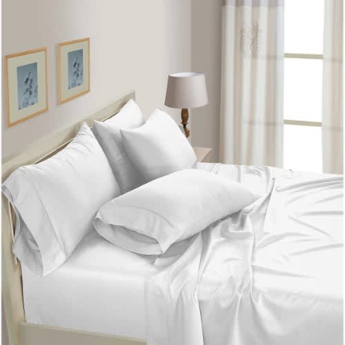 Pure Earth Organic 300 Thread Count 6pc Queen Sheet Set. Home Office Garden | HOG-HomeOfficeGarden | online marketplace