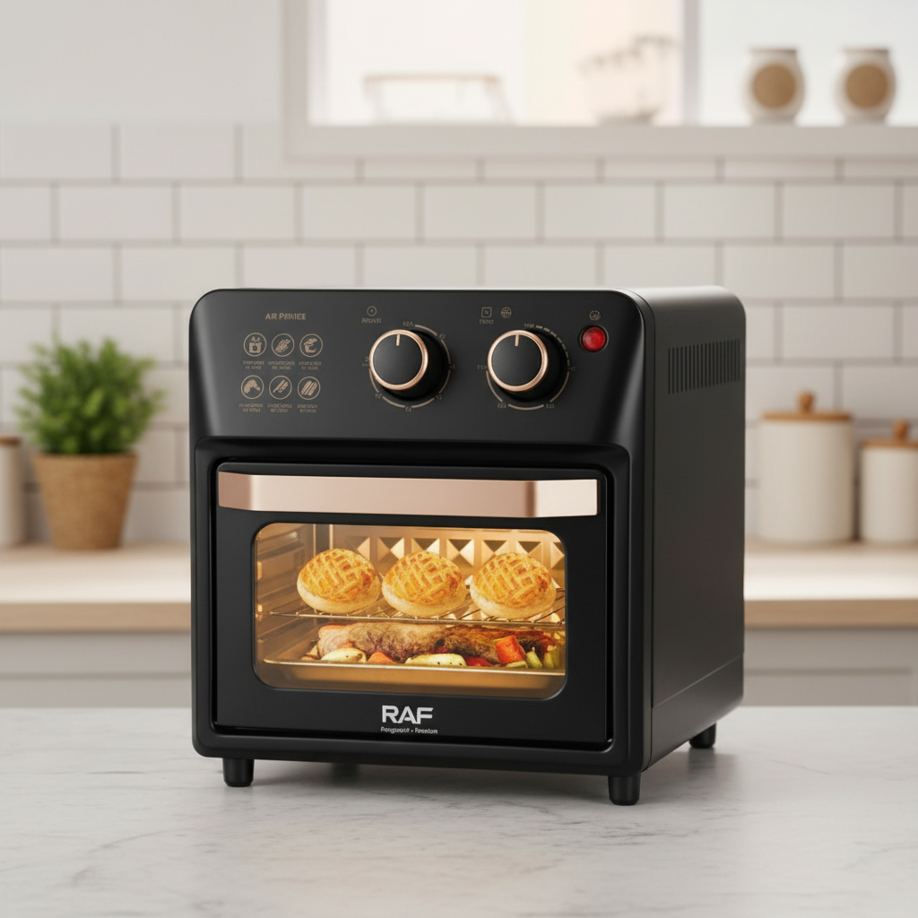 RAF 12L Electric Hot Air Airfryer/Oven with accessories - 1250W Order now at HOG online marketplace