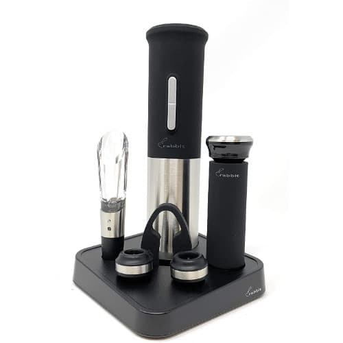 Rabbit Electric Wine Set Corkscrew- 8pcs. Home Office Garden | HOG-HomeOfficeGarden | online marketplace