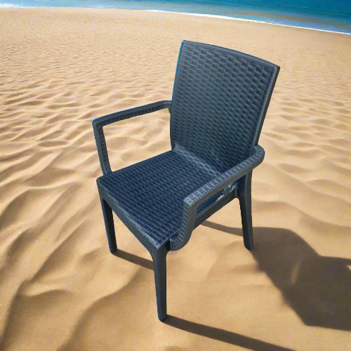 Rattan Design Mako Plastic Chair. @HOG - Home Office Garden Online Marketplace