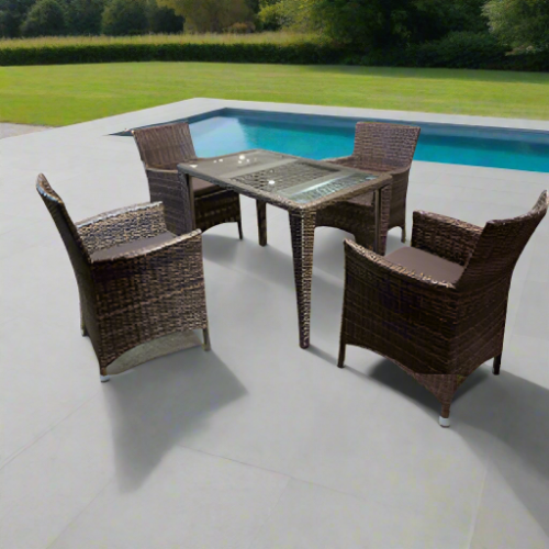 Rattan Garden Lounger 4 Seater. @HOG - Home Office Garden Online Marketplace