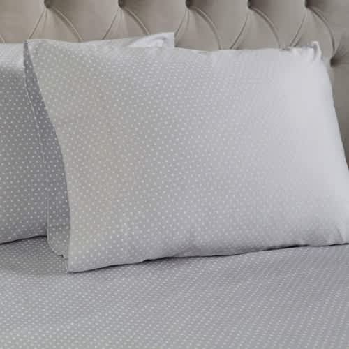 Raymond Waites - 100% Organic Cotton Sheet Set - Queen - 6 Pieces - Nouveau Grey. Home Office Garden | HOG-HomeOfficeGarden | online marketplace