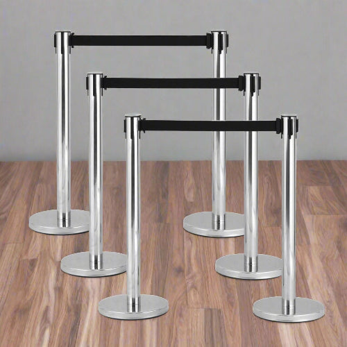 Retractable Belt Stanchion Crowd Queue Control @HOG - Home Office Garden Online Marketplace