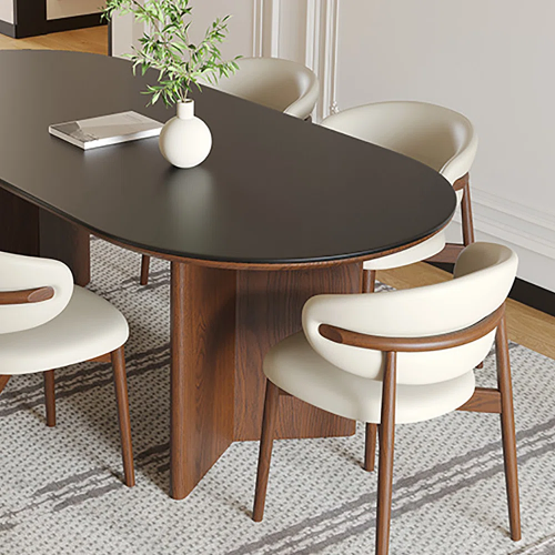 Retro Oval Plank Dining Table Set. Home Office Garden | HOG-HomeOfficeGarden | online marketplace