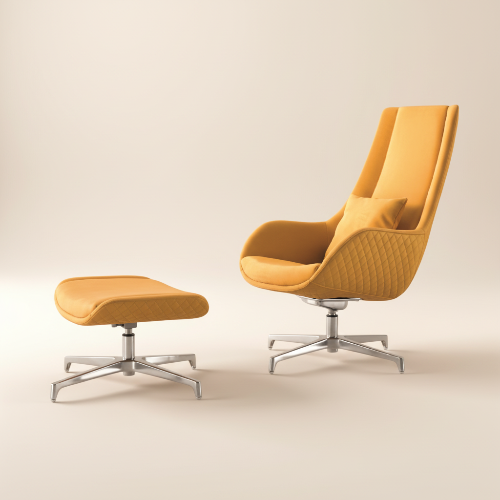 Revolving Chair Executive + Foot Stool. @HOG - Home Office Garden Online Marketplace