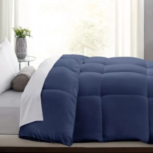 Ridge Home Fashions Microfiber Down Alternative Comforter - Blue @HOG - Home, Office, Garden, Online Marketplace