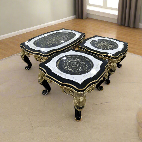 Royal Center Table with 2 Side Stool @HOG - Home Office Garden Online Marketplace