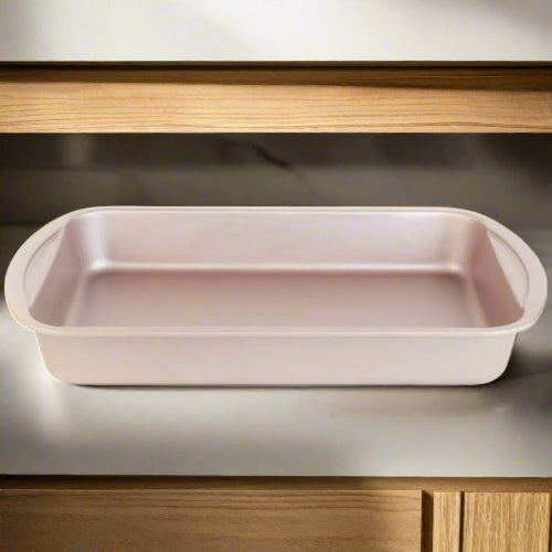 Salter Carbon Steel Matte Metallic Non-stick Rectangular Roasting Tray - 38 Cm @HOG - Home Office Garden Online Marketplace