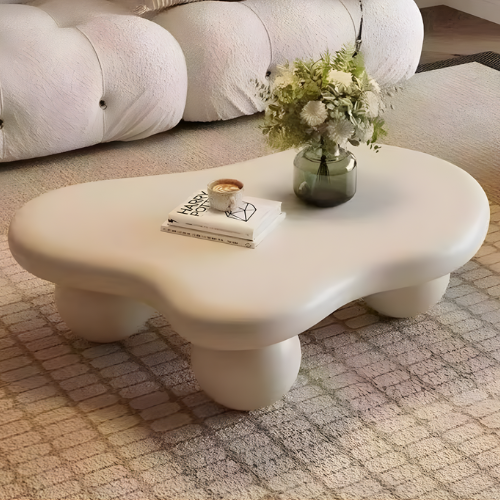 Sculptural Rounded Coffee Table With Soft Curved Base @HOG - Home, Office, Garden, Online Marketplace