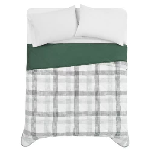 Season Collection Down Alternative Blanket Queen- Plaid Green. Home Office Garden | HOG-HomeOfficeGarden | online marketplace