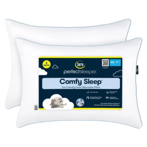 Serta Perfect Sleeper Comfy Sleep Eco-friendly Bed Pillow Standard/queen (2 Pk) @HOG - Home Office Garden Online Marketplace