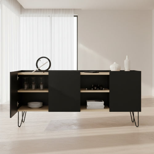 Sharleen Buffet Table- Black. @HOG - Home Office Garden Online Marketplace