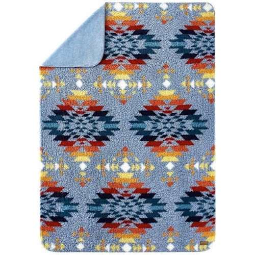 Sherpa Fleece Throw - Peak Canyon - 50 x 70''. Home Office Garden | HOG-HomeOfficeGarden | online marketplace