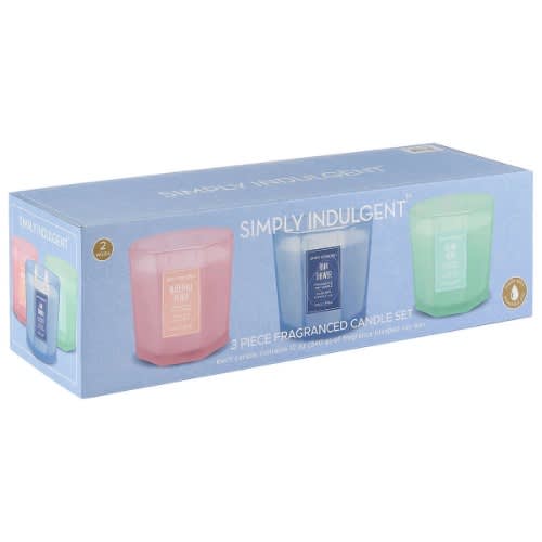 Simply Indulgent Scented Candle - Pack Of 3. Home Office Garden | HOG-HomeOfficeGarden | online marketplace