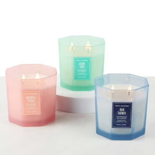 Simply Indulgent Scented Candle - Pack Of 3. Home Office Garden | HOG-HomeOfficeGarden | online marketplace