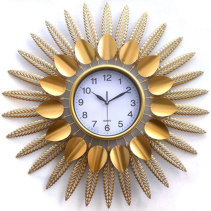 Golden Radiance Wall Clock. Home Office Garden | HOG-HomeOfficeGarden | online marketplace