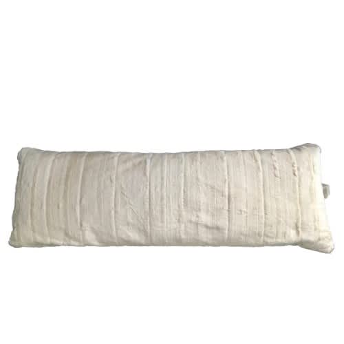 Soft Faux Fur Body Pillow - White (54" X 20''). Home Office Garden | HOG-HomeOfficeGarden | online marketplace