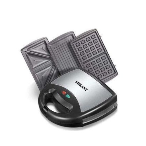 Sokany 3 -in-1 Waffle Maker, Grill, Toaster, Sandwich @HOG - Home, Office, Garden, Online Marketplace