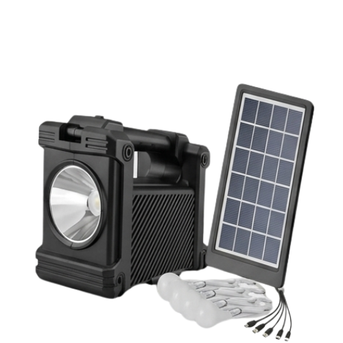 Solar Power Panel Generator Kit 5V USB Charger Home System 3 LED Bulbs Light @HOG - Home, Office, Garden, Online Marketplace