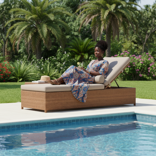 Swimming Poolside Lounger Bed