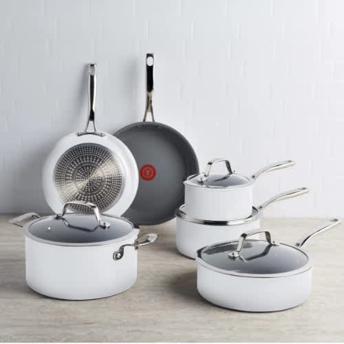 T-fal Excellence Ceramic Non-stick Cookware Set - 10-piece @ HOG