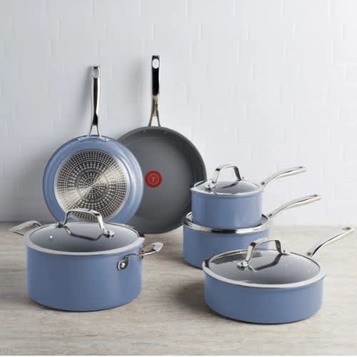 T-fal Excellence Ceramic Non Stick Cookware Set - 10-piece @ HOG