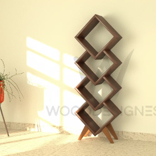 Temi Shelf (Dark-Walnut). @HOG - Home Office Garden Online Marketplace