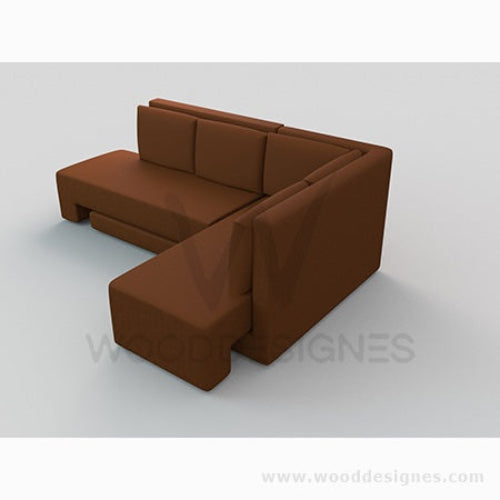Terry Convertible Sofa (Brown). @HOG - Home Office Garden Online Marketplace