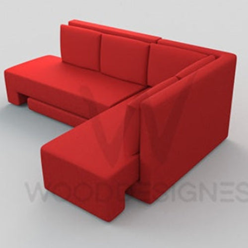 Terry Convertible Sofa (Red). @HOG - Home Office Garden Online Marketplace