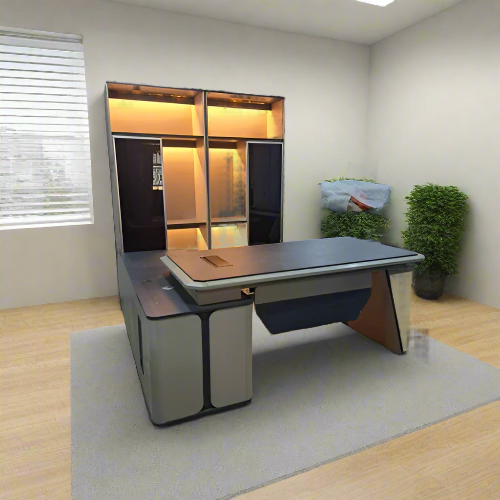 The Boss Executive Office Desk & Bookshelf -1.8mtr. @HOG - Home Office Garden Online Marketplace