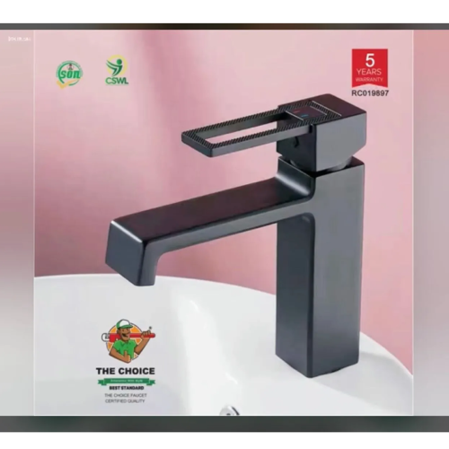 The Choice N302 Black Basin Mixer Tap @HOG - Home Office Garden Online Marketplace