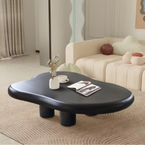 The Kiro Chubby Wavy Coffee Table - Black. Home Office Garden | HOG-HomeOfficeGarden | online marketplace