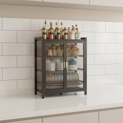 Three-Layer Countertop Dish Storage Cabinet @HOG - Home, Office, Garden, Online Marketplace