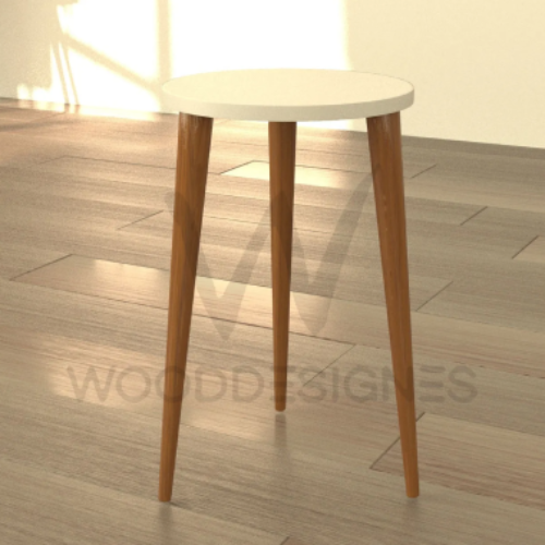 Timi Side Stool (White) Home Office Garden | HOG-Home Office Garden | online marketplace