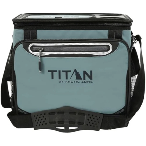 Titan Arctic Zone - Insulated Leak-proof Collapsible Cooler Bag, Holds 40 Cans, Grey @HOG - Home, Office, Garden, Online Marketplace