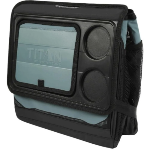 Titan Arctic Zone - Insulated Leak-proof Collapsible Cooler Bag, Holds 40 Cans, Grey @HOG - Home, Office, Garden, Online Marketplace