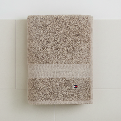 Tommy Hilfiger Bath Towel - 30" X 54" - 100% Cotton Gsm - Fawn @HOG - Home, Office, Garden, Online Marketplace
