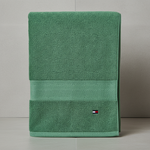 Tommy Hilfiger Bath Towel - 30" X 54" - 100% Cotton Gsm - Green @HOG - Home, Office, Garden, Online Marketplace