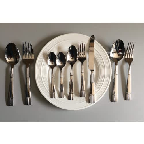 Towle Living Symmetry Frost Flatware Set By Lifetime Brands -52 Pieces. Home Office Garden | HOG-HomeOfficeGarden | online marketplace